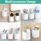 2 Pcs Toothbrush Holder Wall Mounted, No Drilling Toothbrush Holders - Image 5