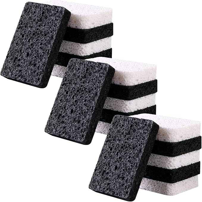 24 - Pack Non-Scratch Scrub Sponges - Sponges by Mainlyrunmakeupsuppliers