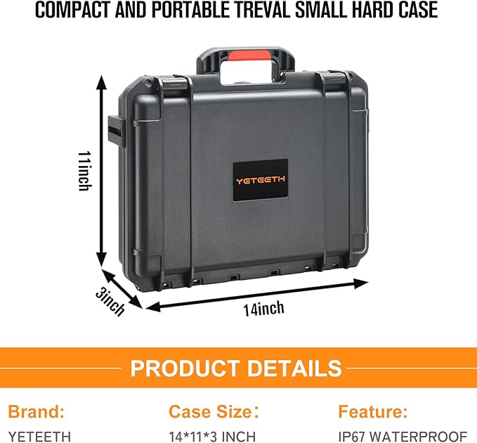 Hard Case for DJI Mini 4 Pro: Waterproof Hard Shell - Image 3