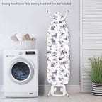 Purple Flowers Bird Ironing Board Cover and Pad Heat Insulation Covers Stain - Image 3