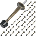 HOMOTEK 30Pack Heavy Duty Solid Rigid Door Stop by HOMOTEK