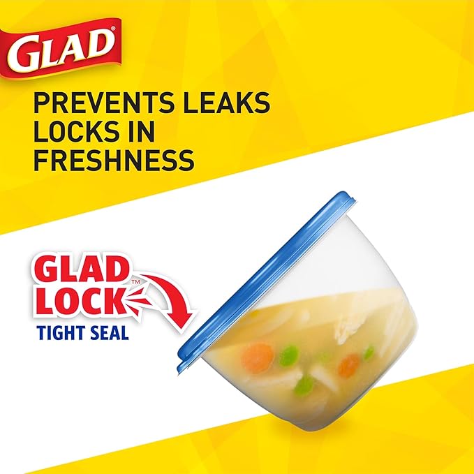 Glad Entrée Food Storage Containers, Medium Square - Image 9