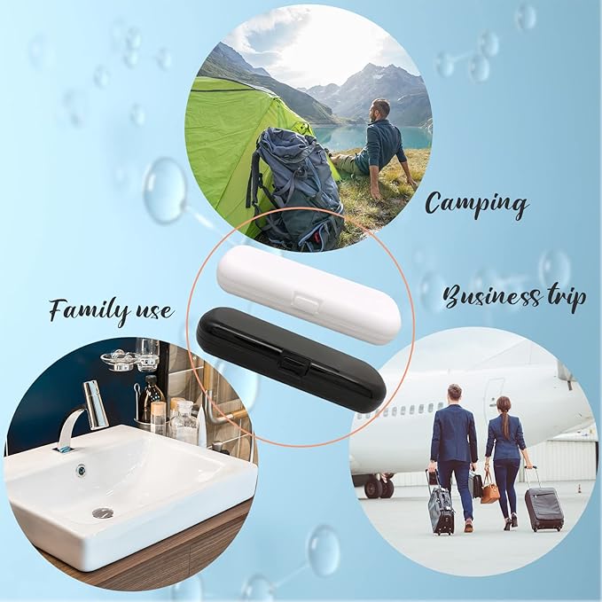 2 Pcs Electric Toothbrush Travel Case, Portable Travel Toothbrush Holder - Image 7
