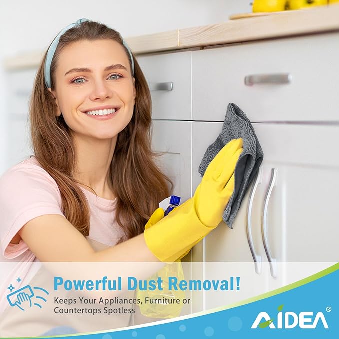 AIDEA Microfiber Cleaning Cloth-50PK, Soft Microfiber Towels - Image 4