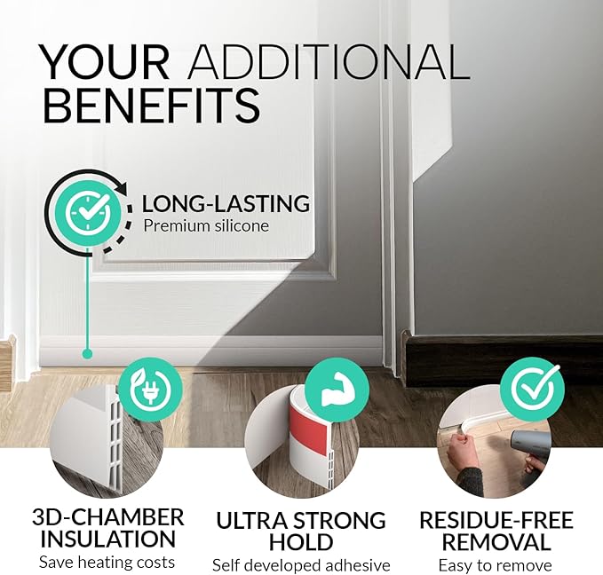 Vellure® Door Draft Stopper for Bottom of Door - Image 6