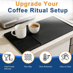 Mrcrypos Silicone Coffee Mat 16X24in Black - Image 4