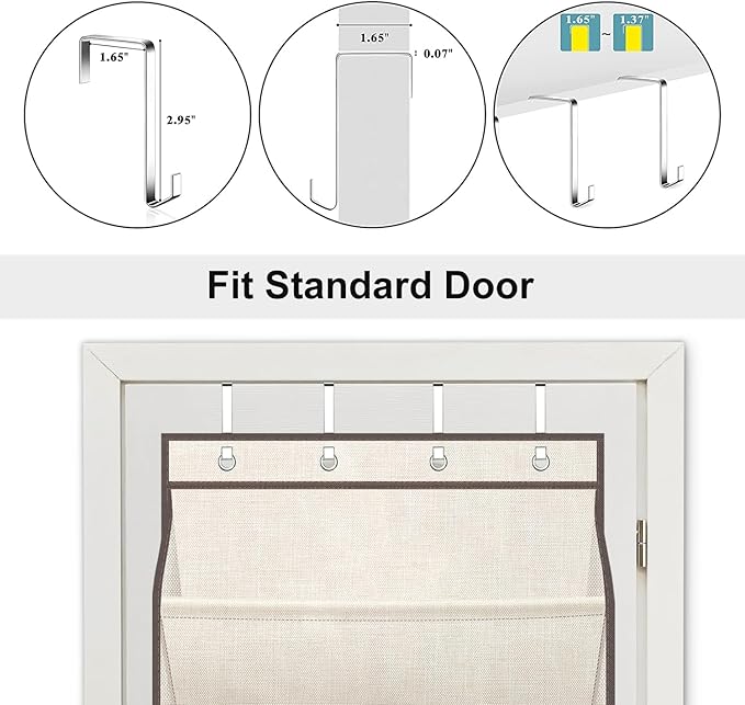 SLEEPING LAMB Shoe Rack for Door, Kids Door Shoe Organizer for Closet hanger - Image 5
