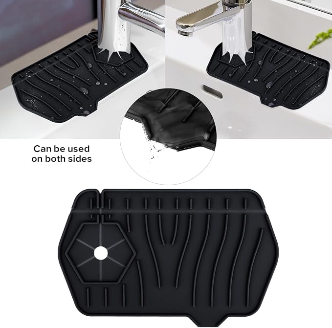 Silicone Sink Splash Guard Kitchen Splash Guard - Image 3