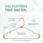 Sharpty Plastic Hangers Clothes Hangers - Image 2