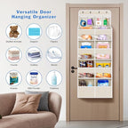 Univivi 5-Shelf Fabric Door Storage Over Door Hanging Organizer - Image 9
