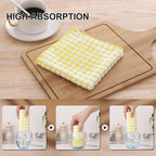 Kitinjoy Cotton 12 Pack Kitchen Towels and Dishcloths Sets, 16 x 25 Inch & 12 X - Image 3