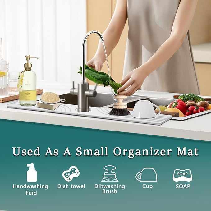 Kitchen Sink Diatomite Splash Guard - Image 6