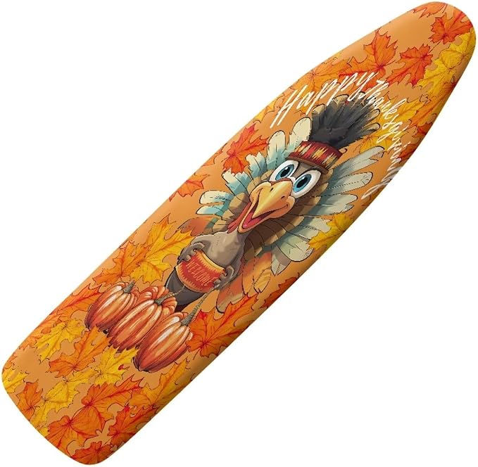 ZDCUSTOM Autumn Fall Ironing Board Cover 13x52 Inch Standard Ironing Board Cover by Unknown