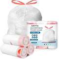 Small Garbage Bags 120 Count, JUKFITA Extra Strong 4 Gallon Trash Bags by JUKFITA