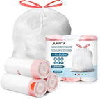 Small Garbage Bags 120 Count, JUKFITA Extra Strong 4 Gallon Trash Bags by JUKFITA