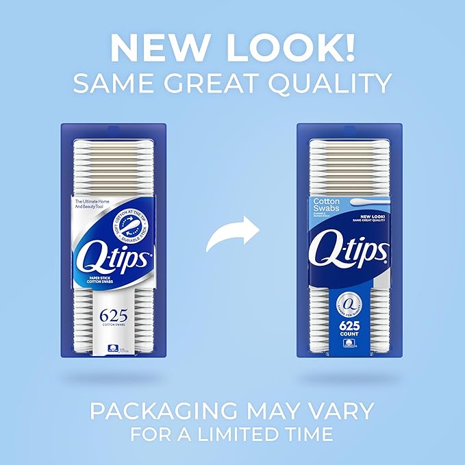 3 x Q-Tips Cotton Swabs, 625 ct - Image 3