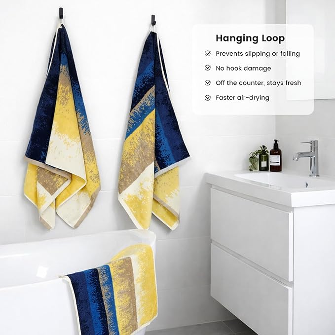 SEMAXE 12-Piece Family Bathroom Towel Set - Image 4