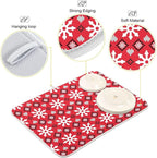 Christmas Snowflake Scandinavian Ornament Dish Drying Mat - Image 3