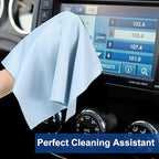 Frienda 12 Pack Large Microfiber Glass Cleaning Cloths 12 x 12 Inch Oversized - Image 7