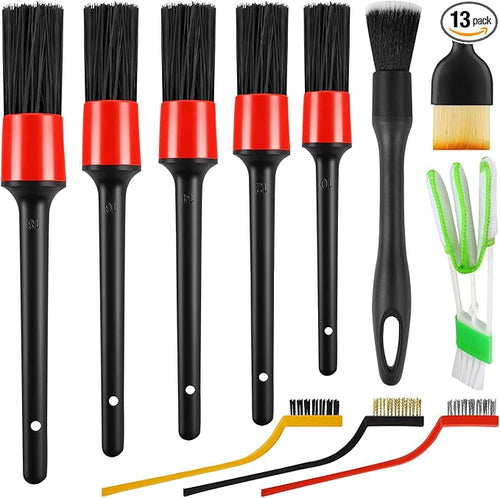 13PCS Car Detailing Brush Set, Car Detailing Brush Kit, Ultra No Soft Scratch by REGUICORP