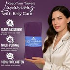 DAN RIVER 24 Pack Wash Cloths for Showering - Image 4