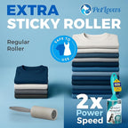 PetLovers Extra Sticky Lint Roller Ultimate Value Set 800 Sheets - Image 3