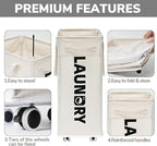 Goodpick Laundry Hamper with Wheels, 75L College Dorm Room Essentials, Clothes - Image 4
