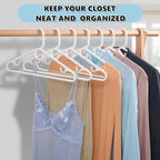 Amber Home 36 Pack Super Heavy Duty Plastic Hangers, Non-Slip Pants Bar - Image 8