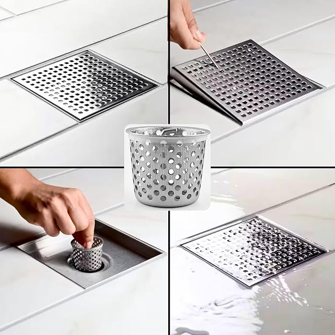 Shower Drain Strainer for Oatey Designline Shower Drain, Linear and Square - Image 3