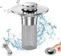 Bathroom Sink Drain Strainer, Pop Up Sink Drain Filter by cocog