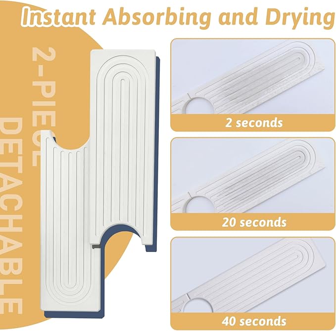 Faucet Mat for Kitchen Sink, Super Absorbent, Prevents Moisture Buildup - Image 5