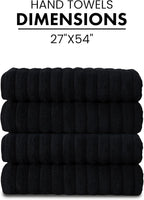 Classic Turkish Towels CTT Premium 4 Pack Bath Towels Set, Made - Image 5