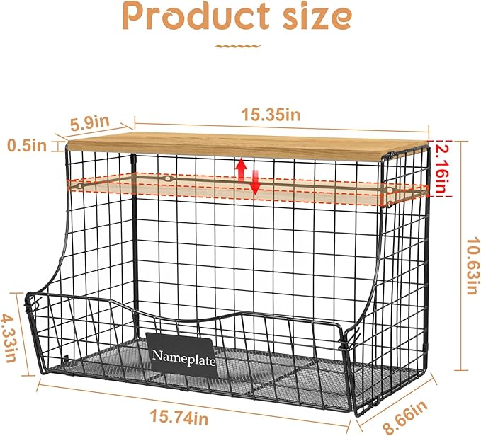Extra Large Fruit Basket for Kitchen - Image 7