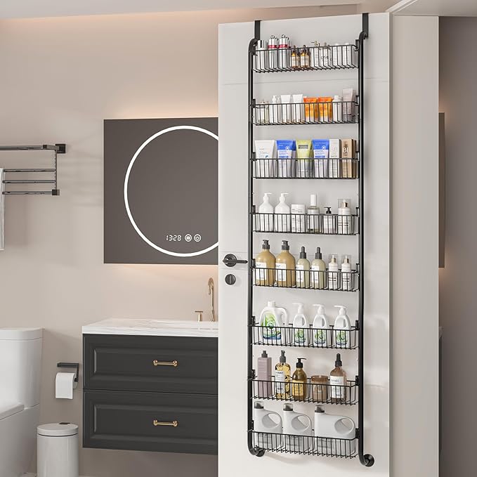 MIAOLI Over the Door Pantry Organizers and Storage, 8-Tier Spice Rack, Home & - Image 8