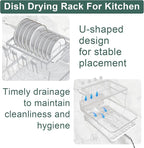 LIYI Dish Drying Rack, Large Dish Rack - Image 4