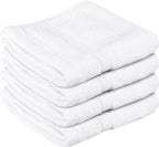 Towel and Linen Mart 100% Cotton- Wash Cloth Set -Pack of 4, Quick Dry by T+%26+L+Towel+and+Linen+Mart