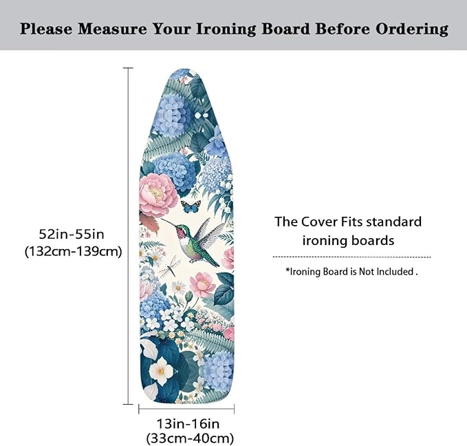 Portable Ironing Board Cover, Heavy Duty Iron Board Covers Standard Size - Image 5