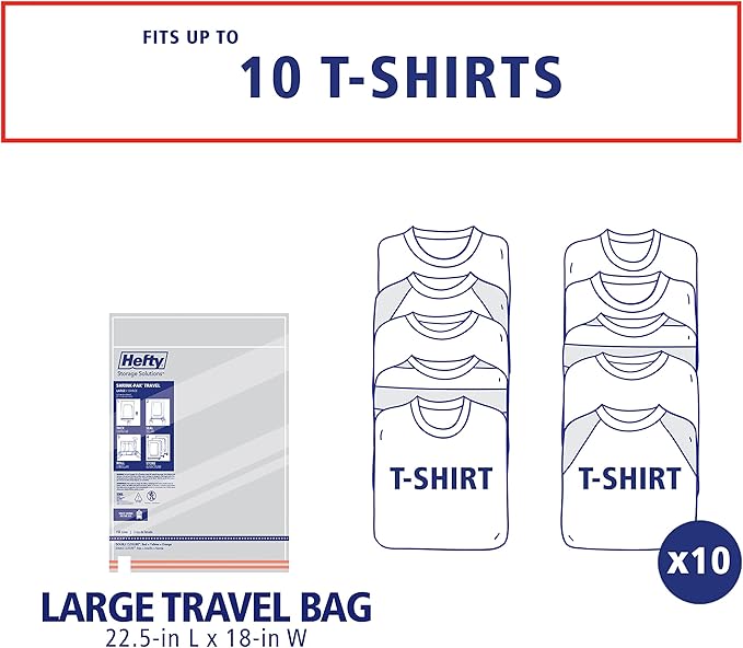 Hefty Shrink-Pak Large Travel Bags - Image 3