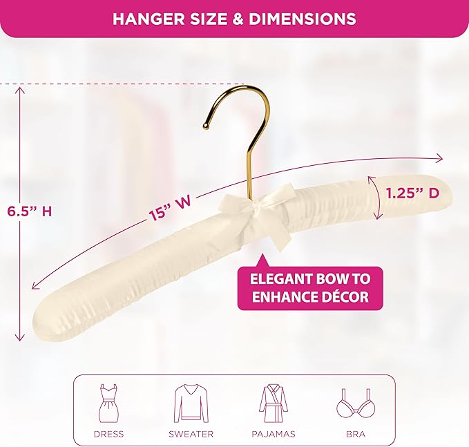 Premium Padded Hangers for Women’s Clothing - Image 3