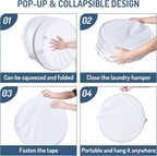 Seiritex Mesh Popup Laundry Hamper 115L Collapsible Laundry Basket Extra Large - Image 7