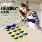 Dish Wand Refill 12Pack, Durable Dish Wand Sponges, Common Dish Wand Refill - Image 6