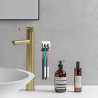 2 PCS Self-Adhesive Toothbrush Holders Wall Mounted, Water Proof Toothbrush Hook - Image 6