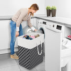 StorageRight Laundry Basket Hamper Large Collapsible Laundry Hamper - Image 6