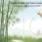 100 Pcs 6 Inch Extra Long Pet Cotton Swabs - Image 4