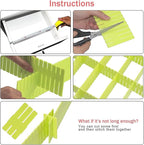 40Pcs Drawer Dividers, Adjustable Drawer Organizer - Image 3