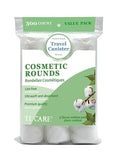 TL Care Cotton Rounds with Travel Canister by TL+Care