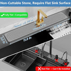 24'' Longer Faucet Mat for Kitchen Sink Stone Faucet Mat for Kitchen Sink - Image 2