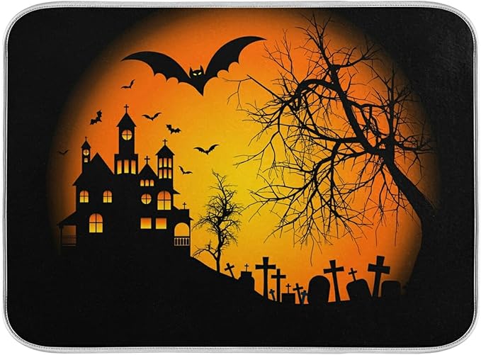 ALAZA Halloween Dish Drying Mat by ALAZA