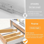 Bamboo Drawer Dividers 4" High, 16.5-22" Adjustable Drawer Organizers - Image 6