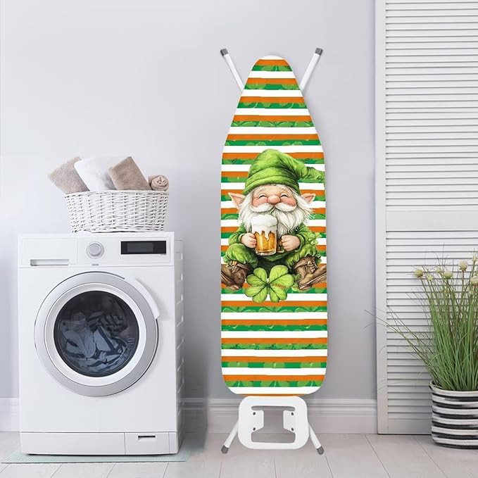 Sprowallow Striped Leaves Ironing Board Covers - Image 3